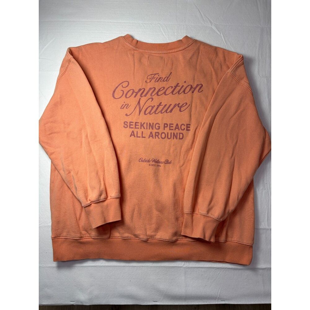 Old Navy SoComfy Tunic Sweatshirt Connection in Nature Peach Coral Medium
